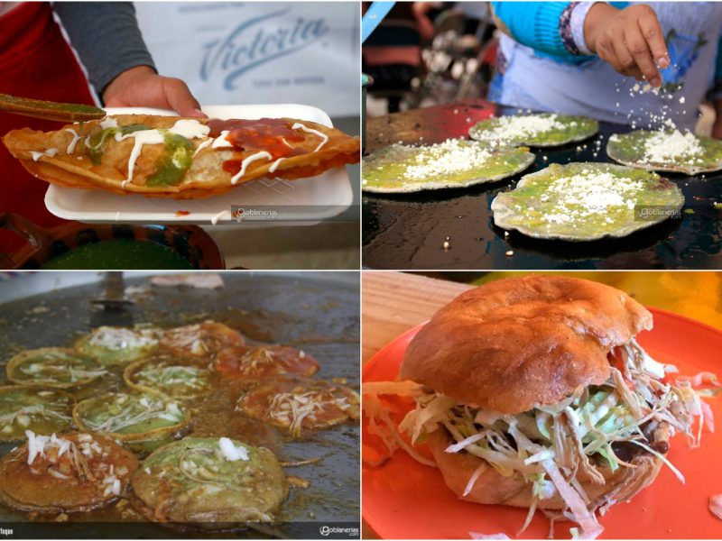 Cinco antojitos de Puebla