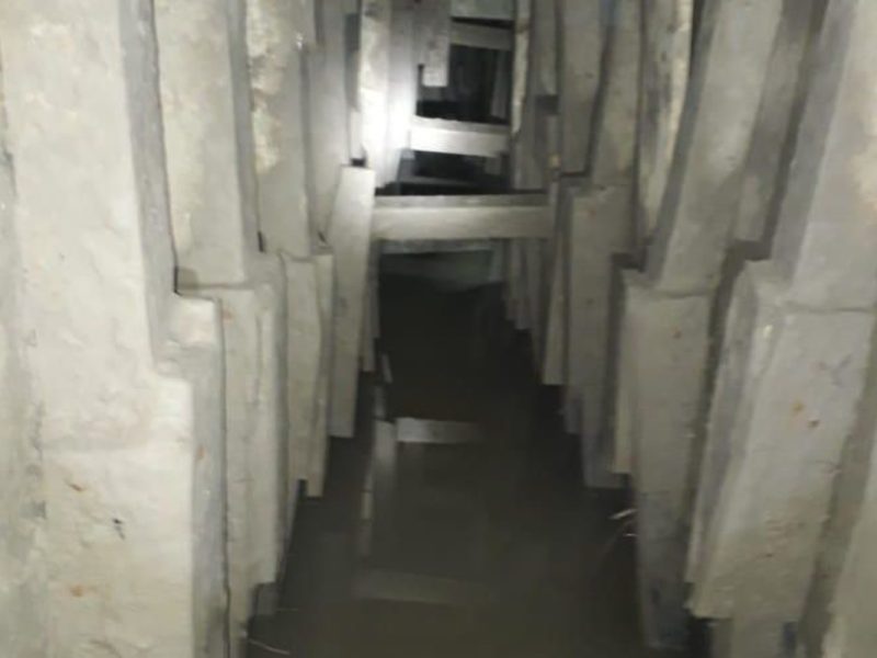 Militares descubren narcotúnel en Matamoros cerca del Río Bravo