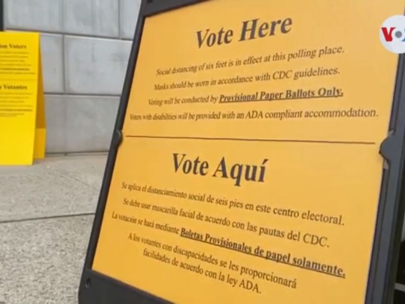 Voto extranjero Voz de América