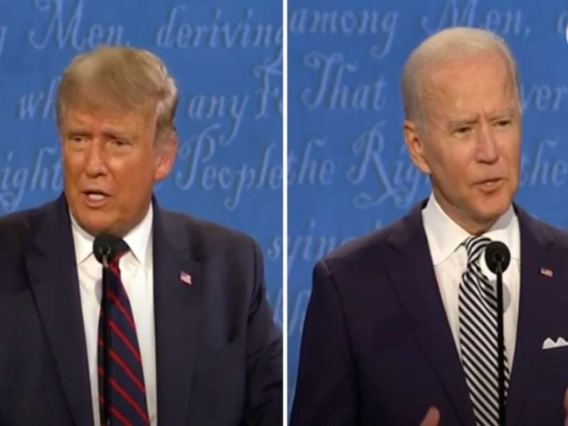 Mira aquí el último debate entre Trump y Biden