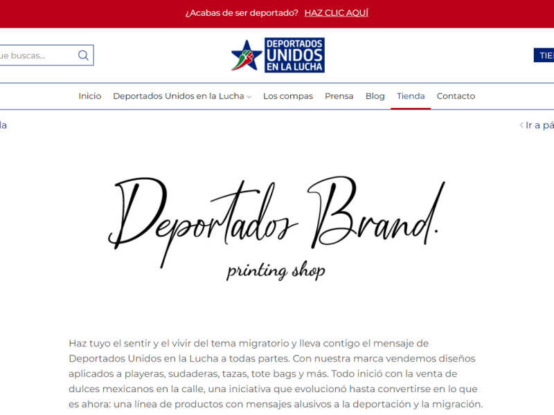 Conoce el nuevo sitio web de Deportados Unidos en la Lucha.