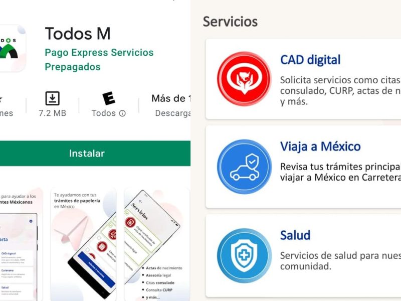 La app Todos M te permitirá realizar varias acciones, además, de participar en la caravana migrante