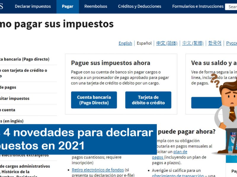 IRS pagar impuestos