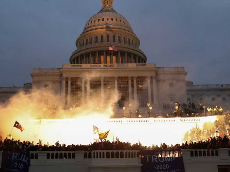 Violencia en el capitolio de Estados Unidos