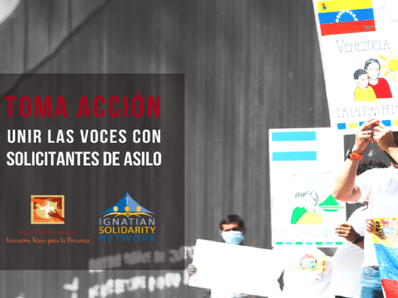 Une tu voz con miles de familias que esperan recibir asilo en USA.