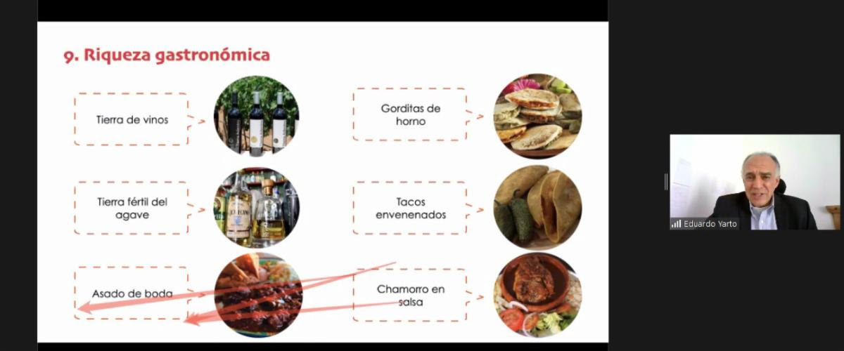 Secretario de Turismo de Zacatecas durante la presentación del programa. | Foto: Cortesía.