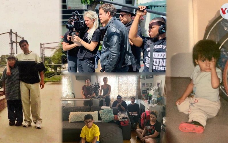 Imágenes de la infancia del joven dreamer Jorge Xolalpa usadas para recrear la cinta 'Your Iron Lady'.