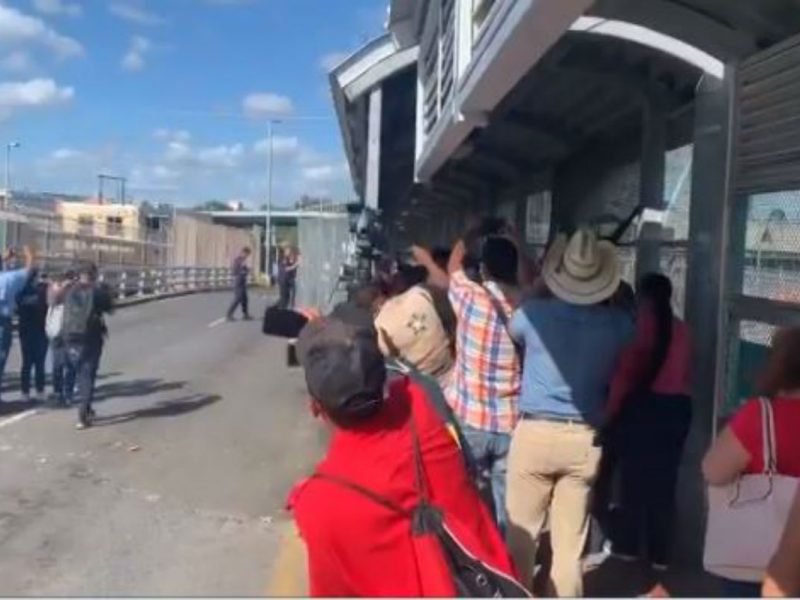 El puente internacional Nuevo de Matamoros estuvo cerrado desde el 9 de octubre