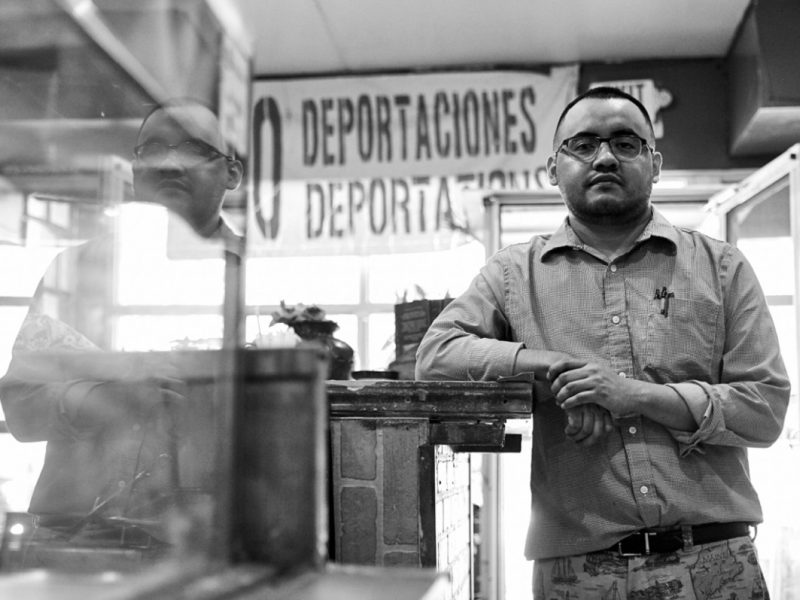 Marco Saavedra, el activista de origen mexicano que se autodeportó y consiguió el asilo político en USA.