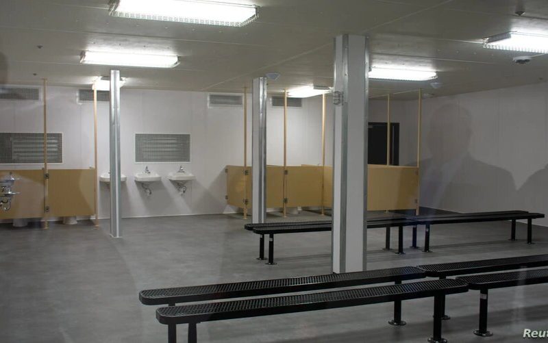 Uno de los centros de detención en la Patrulla Fronteriza en El Paso, Texas, destinada a albergar a un mínimo de 50 inmigrantes. El gobierno de Biden planea reacondicionarlos.