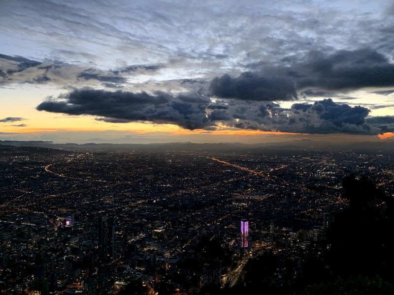 Bogotá, Colombia, la tierra donde estuvo Verónica después de salir de Venezuela.