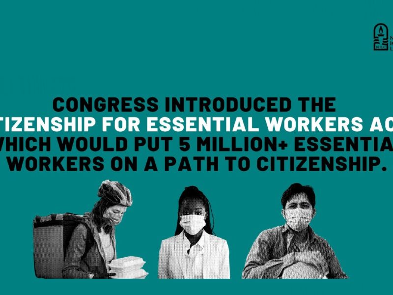 El proyecto de reforma migratoria de Joe Biden cierra la puerta a muchos para obtener la ciudadanía estadounidense, la mayoría son trabajadores esenciales