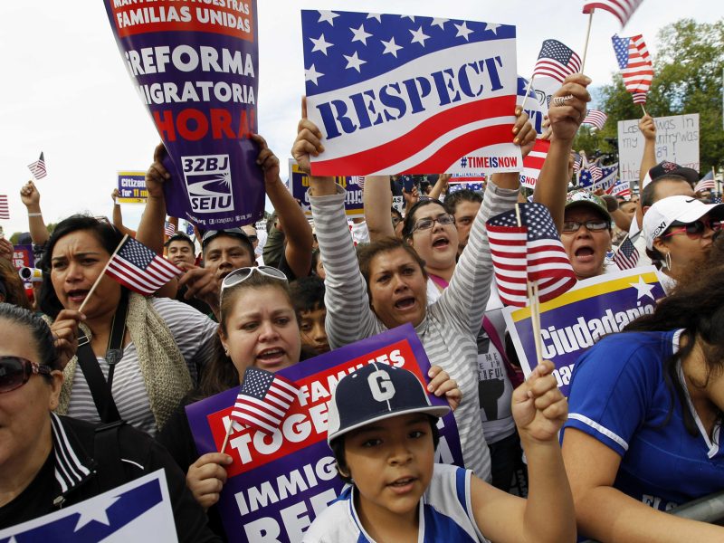 A lo largo de todo 2021, la comunidad migrante se ha organizado para exigir una reforma migratoria.