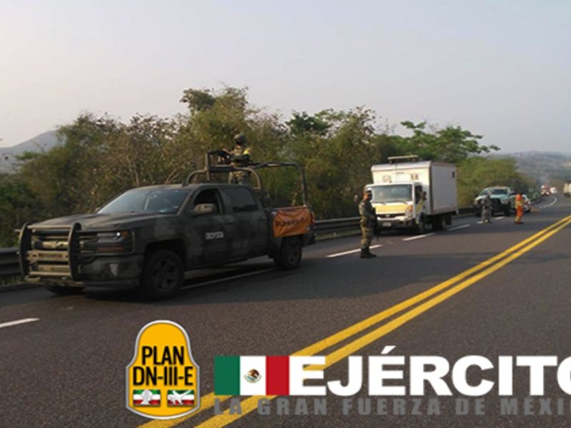 Tropas del ejército pertenecientes a la Zona Militar 19. Foto: Via Twitter @Sedenamx