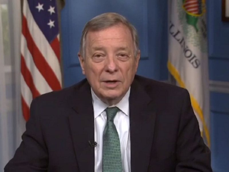 Dick Durbin, uno de los Senadores presentes durante la conversación entre republicanos y demócratas.