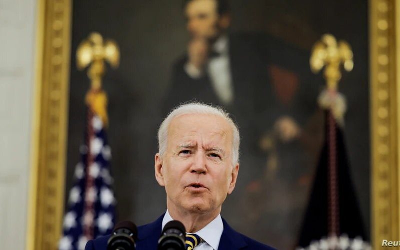 Joe Biden habla sobre la respuesta de la administración a la enfermedad por coronavirus y el programa de vacunación, en la Casa Blanca, el 18 de junio de 2021.