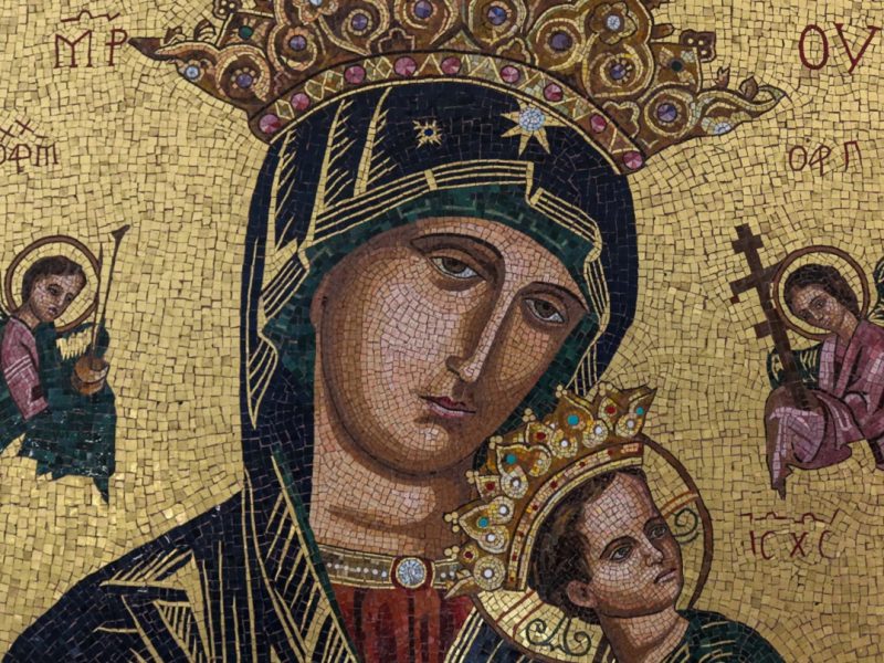 Nuestra Señora del Perpetuo Socorro.
