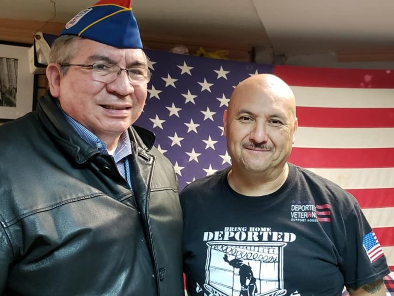 Héctor Barajas es un activista que lucha por los derechos de los veteranos deportados