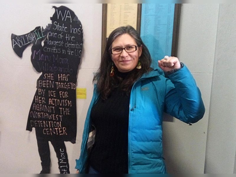 Maru Mora Villalpando, vocera de La Resistencia, denunció que las detenciones se han triplicado en la administración de Biden.