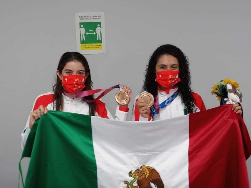 Alejandra Orozco y Gabriela Agúndez dan sus segunda medalla a México en estos Juegos Olímpicos.