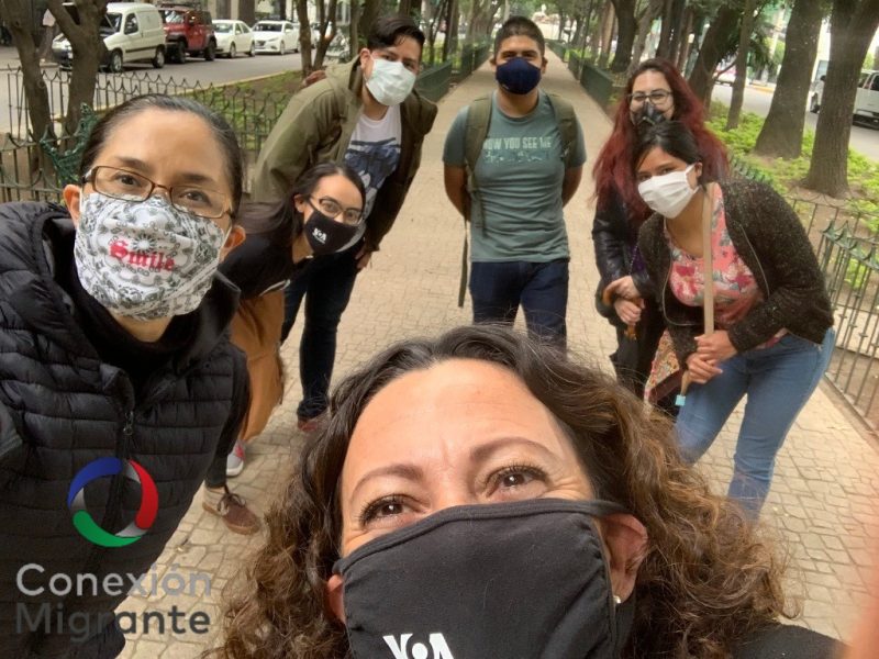 El equipo que conforma a Conexión Migrante está enfocado en conocer las necesidades de las personas para ofrecerles información útil y de calidad.