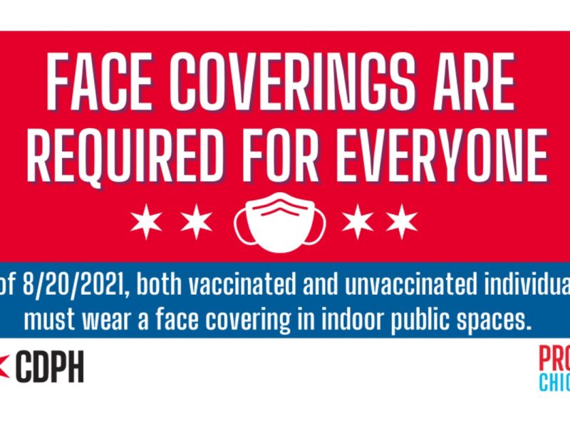 Chicago: Restablecen uso obligatorio de mascarillas en interiores.
