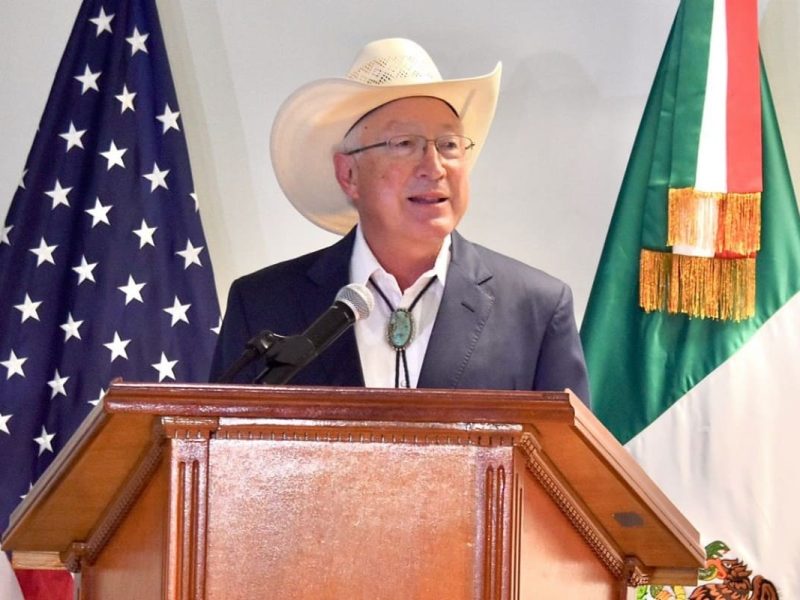 Ken Salazar, embajador de USA; migración y seguridad son prioridades.