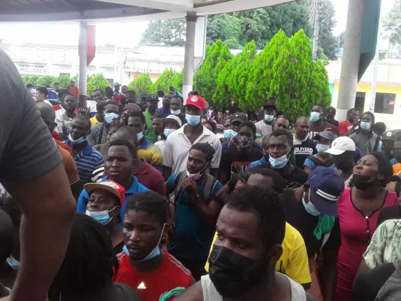 Nueva caravana migrante prepara su salida de Tapachula para llegar a la CDMX