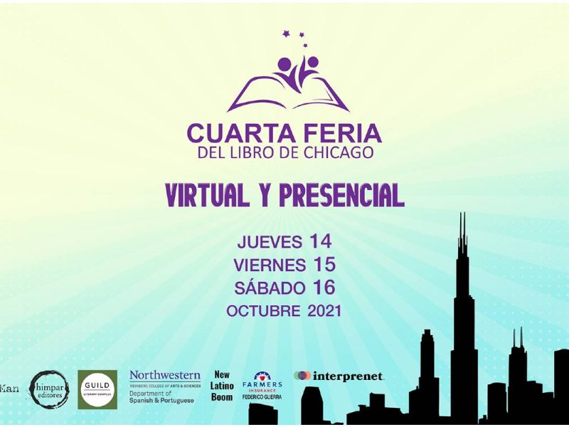 Feria del libro de Chicago tendrá eventos virtuales y presenciales en octubre