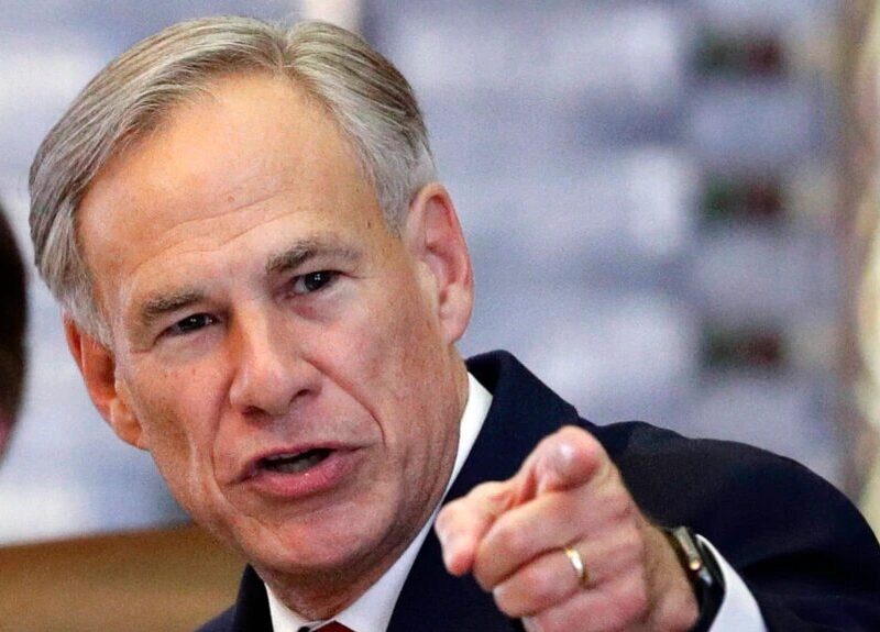 Greg Abbott, gobernador republicano de Texas.