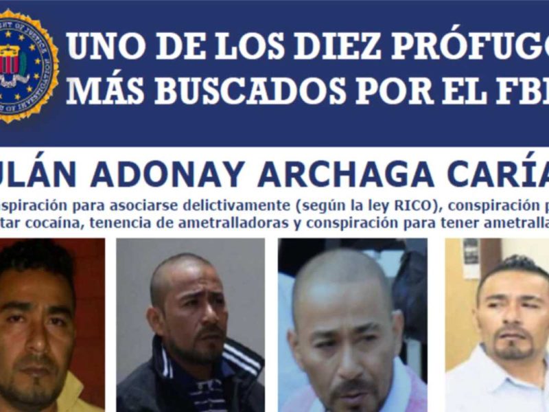 Líder de la Mara Salvatrucha (MS13) está entre los 10 más buscados del mundo, según el FBI.