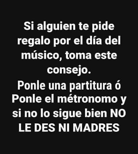 Aquí un tip para el Día del músico.