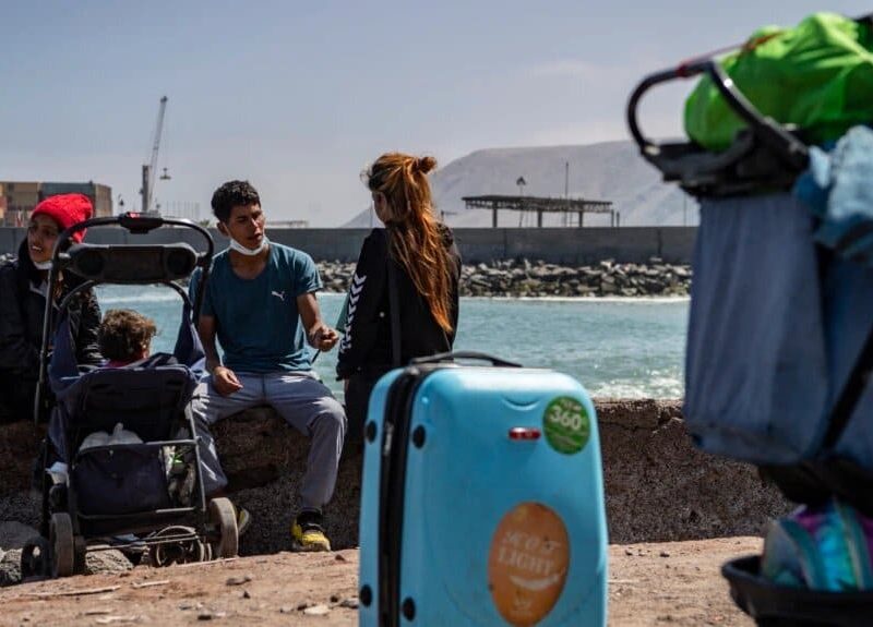 Muchas mujeres migrantes venezolanas llegan a países como Perú, Bolivia y Chile.