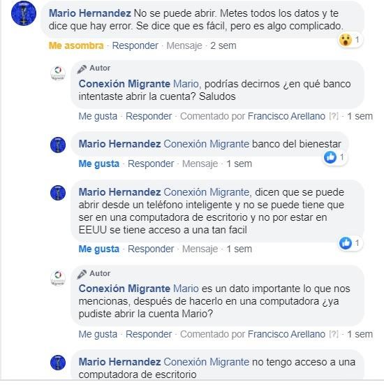 Los usuarios denuncian fallas en el sistema del Banco del Bienestar para abrir una cuenta en México desde USA. | Imagen: Especial.