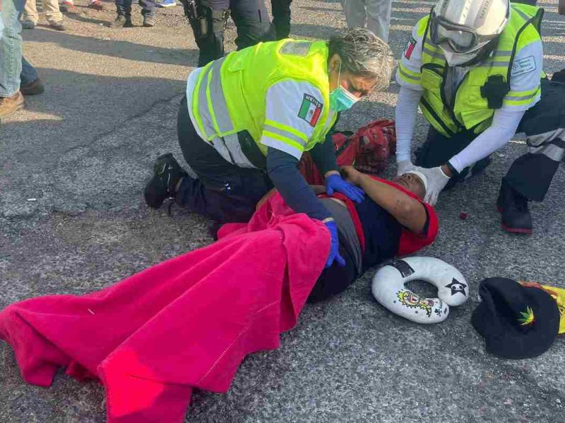 De acuerdo con Pueblo sin Fronteras, el INM provocó a los miembros de la caravana migrante