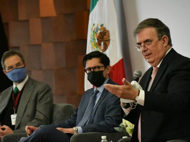Marcelo Ebrard pide promover la reforma migratoria y más seguridad en USA.