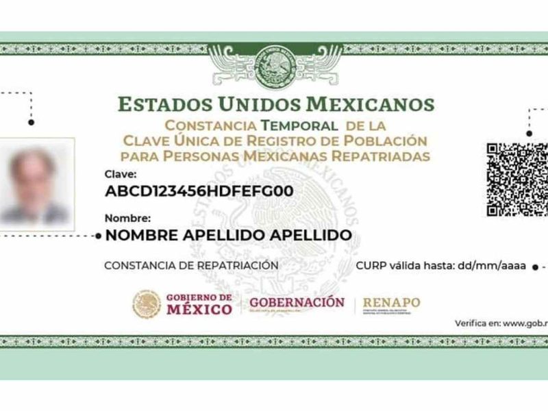 Sacar la CURP temporal para personas mexicanas repatriadas es tu forma de obtener un documento de identidad