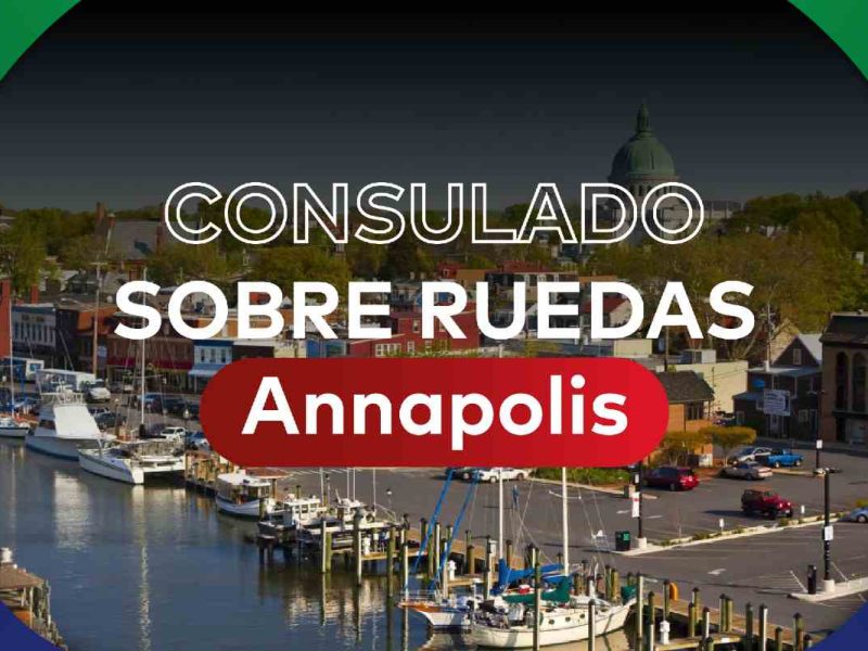 Fechas de febrero para el consulado sobre ruedas Annapolis.