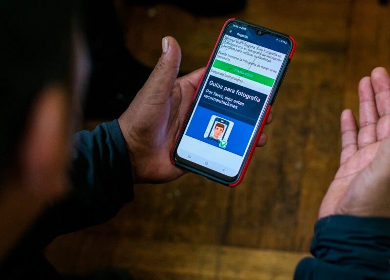 Aplicación SmartLink de ICE para los migrantes liberados.