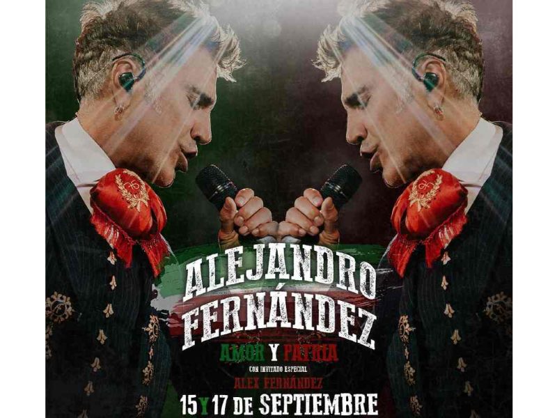 Alejandro Fernández ofrecerá una serie de conciertos en Las Vegas, Nevada, en Estados Unidos.