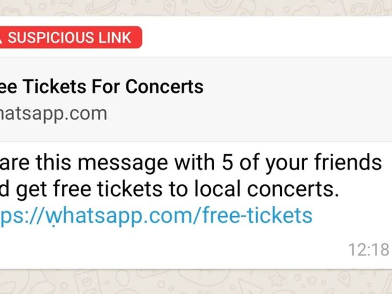 ¿Te llegó un link falso por WhatsApp? Esto es lo que puedes hacer.