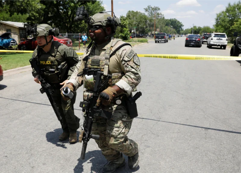 Agentes de la Patrulla Fronteriza abatieron al asesino de la primaria Robb en Uvalde, Texas.