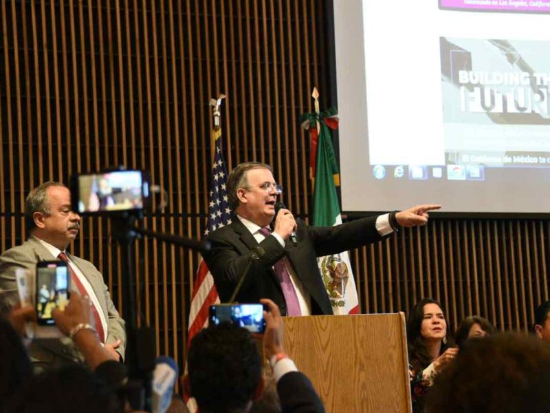 Marcelo Ebrard dijo que Jóvenes Construyendo el Futuro en California empezará a operar con 3 mil lugares