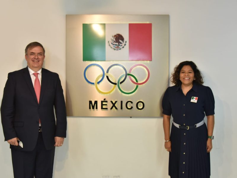 El anuncio lo hizo el canciller, Marcelo Ebrard, durante la firma de un convenio con el Comité Olímpico Mexicano