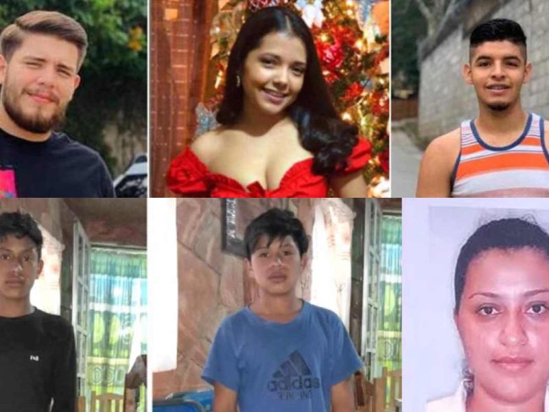 Nombres de los migrantes muertos en el tráiler en San Antonio, Texas.