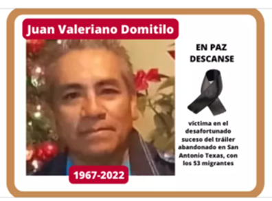 Los familiares de Juan Valeriano abrieron un GoFundMe