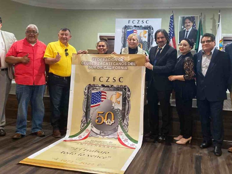 Recientemente, la Federación de Clubes Zacatecanos del Sur de California cumplió 50 años y este es el motivo del concurso