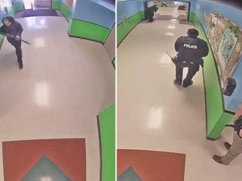 Salió a la luz un video del tiroteo en Uvalde, Texas. Se ve cuando entra el tirador y cómo reaccionan los policías.