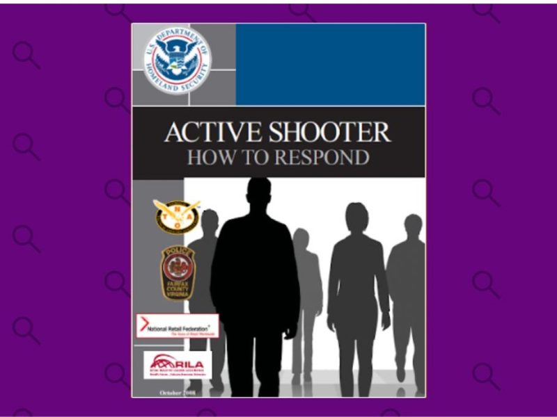 Esto es lo que recomiendan las autoridades que hagas durante un tiroteo.