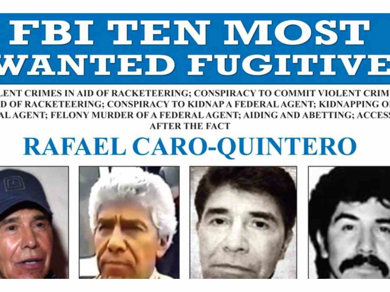Los familiares de Rafael Caro Quintero fueron reclutados por la DEA para capturarlos.